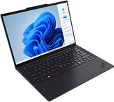 Lenovo ThinkPad T14 Gen 5 Laptop – 14" WUXGA IPS Display (60Hz), Intel Core Ultra 7 155U Processor, 16GB RAM, 512GB SSD, Integrated Intel Graphics, Backlit English-Arabic Keyboard, FreeDOS, Black | Model: 21MMS7UN00